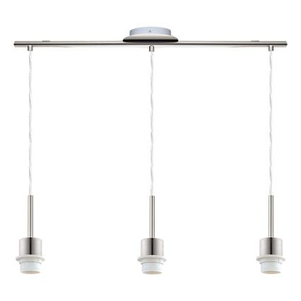 Brilagi - LED-riippuvalaisin vaijerilla NUBILA 3xE27/60W/230V antrasiitti
