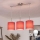 Brilagi - LED-riippuvalaisin vaijerilla NUBILA 3xE27/60W/230V, punainen