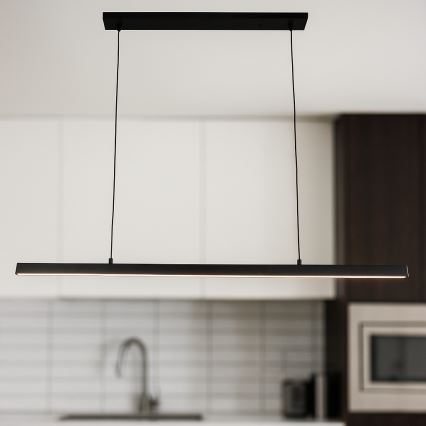 Brilagi - LED-riippuvalaisin vaijerilla PAXIS, 30 W, 230 V, 120 cm, musta