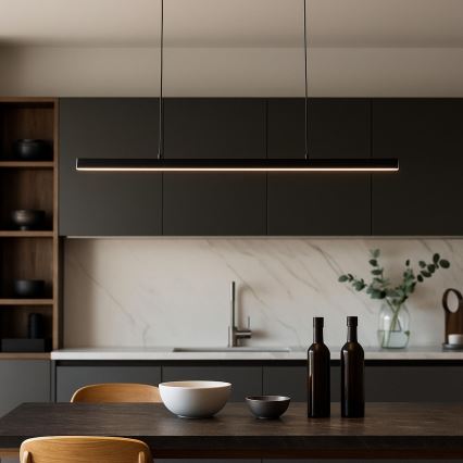 Brilagi - LED-riippuvalaisin vaijerilla PAXIS, 30 W, 230 V, 120 cm, musta