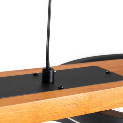BRILAGI - LED-riippuvalaisin vaijerilla PLANK LED/35W/230V 4000K 30x100 cm puu