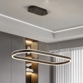 Brilagi - LED-riippuvalaisin vaijerilla PONDIE LED/43W/230V 80x30 cm musta
