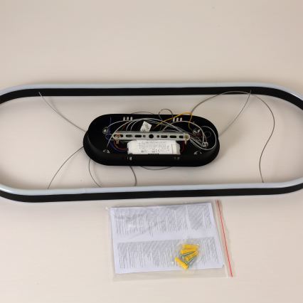 Brilagi - LED-riippuvalaisin vaijerilla PONDIE LED/43W/230V 80x30 cm musta