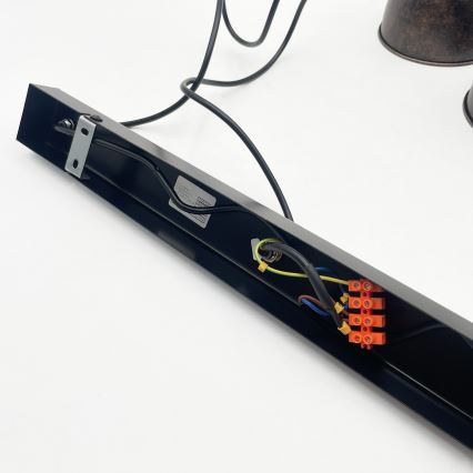 BRILAGI - LED-riippuvalaisin vaijerilla RIDDY 3xE27/60W/230V kupari/patina