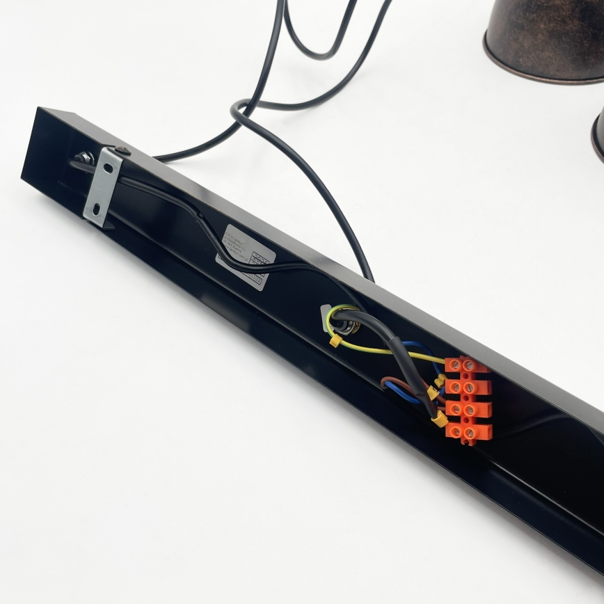 BRILAGI - LED-riippuvalaisin vaijerilla RIDDY 3xE27/60W/230V kupari/patina