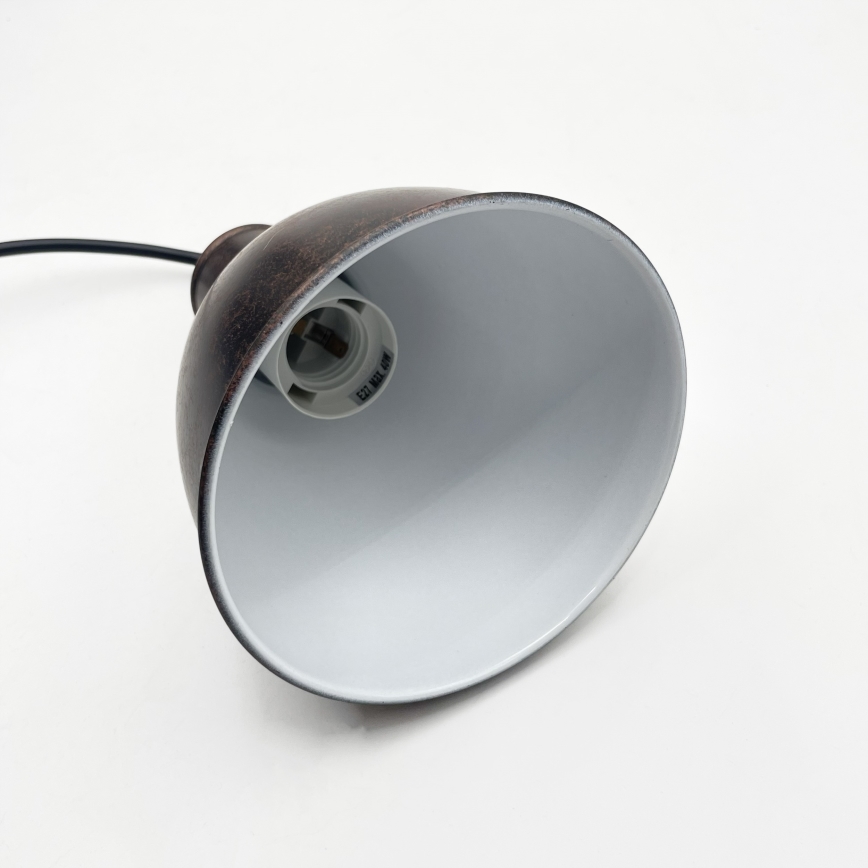 Brilagi - LED-riippuvalaisin vaijerilla RIDDY 4xE27/60W/230V kupari/patina