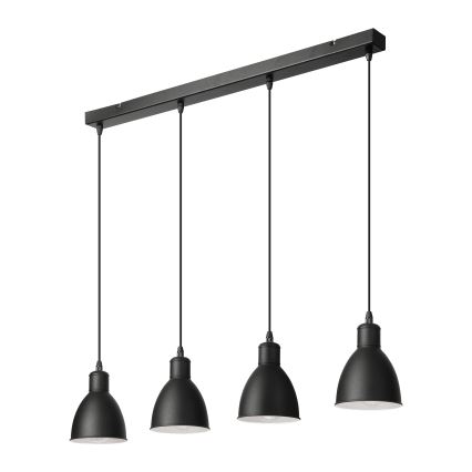 Brilagi - LED-riippuvalaisin vaijerilla RIDDY 4xE27/60W/230V musta