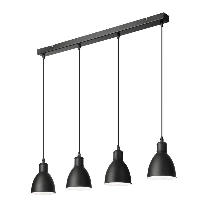 Brilagi - LED-riippuvalaisin vaijerilla RIDDY 4xE27/60W/230V musta