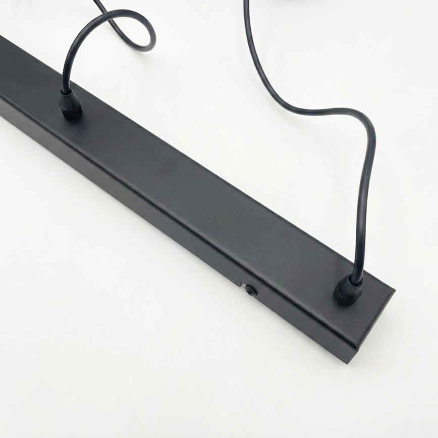 Brilagi - LED-riippuvalaisin vaijerilla RIDDY 4xE27/60W/230V musta