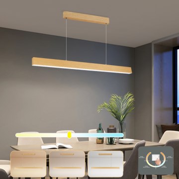 Brilagi - LED-riippuvalaisin vaijerilla SLEEKLINE LED/40W/230V 3000/4500/6000K tammi-dekori