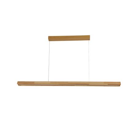Brilagi - LED-riippuvalaisin vaijerilla UMEA WOOD LED/30W/230V 120 cm puu