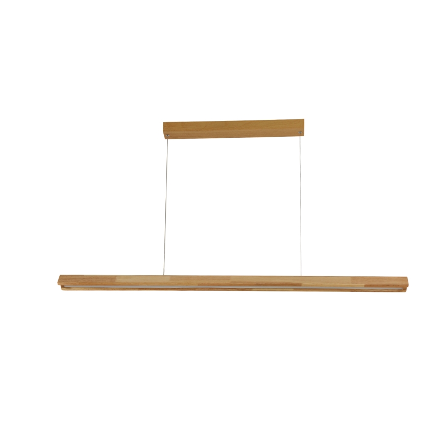 Brilagi - LED-riippuvalaisin vaijerilla UMEA WOOD LED/30W/230V 120 cm puu