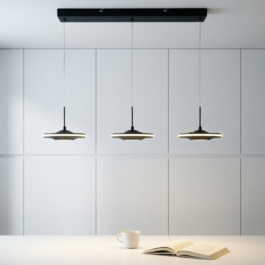 Brilagi - LED-riippuvalaisin VERANO ripustuskaapelilla 3xLED/15W/230V