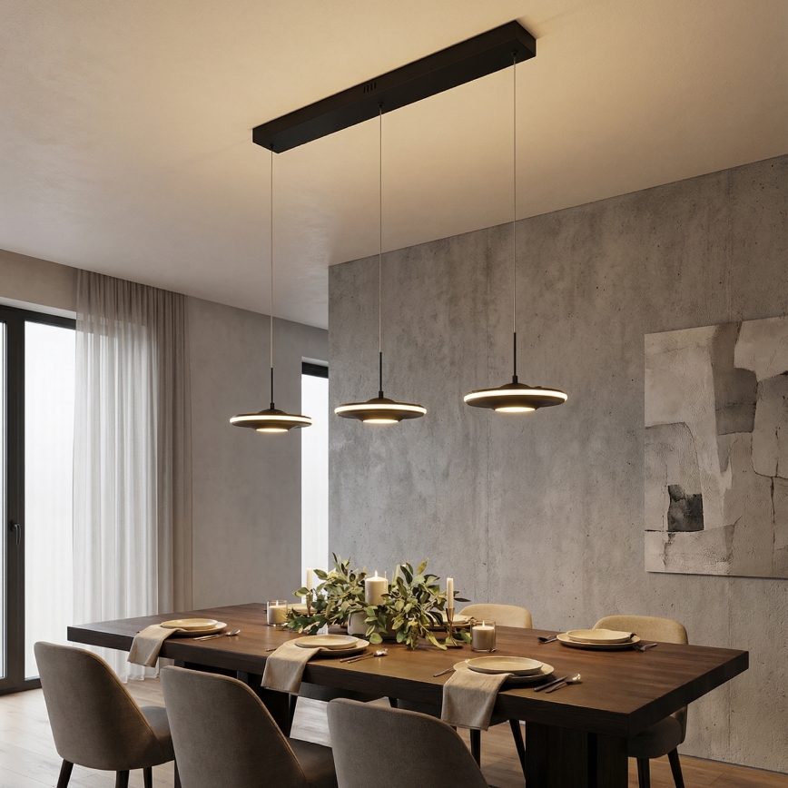 Brilagi - LED-riippuvalaisin VERANO ripustuskaapelilla 3xLED/15W/230V