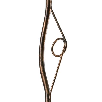 Brilagi - LED-riipuskattokruunu ANTICO 1xE27/60W/230V pronssi patina