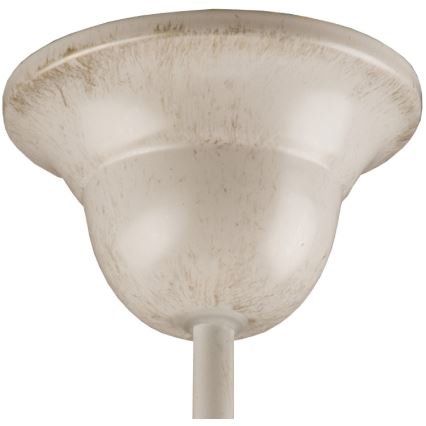 Brilagi - LED-riipuskattokruunu ANTICO 1xE27/60W/230V valkoinen patina