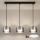 Brilagi - LED Ripustettava valaisin johdolla AURA LUX 3xGX53/30W/230V musta/savunvärinen