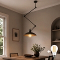 BRILAGI - LED-säädettävä varrellinen kattovalaisin IRONBEAM 1xE27/60W/230V musta