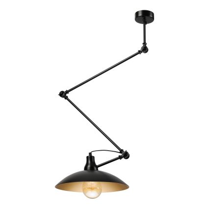 BRILAGI - LED-säädettävä varrellinen kattovalaisin IRONBEAM 1xE27/60W/230V musta