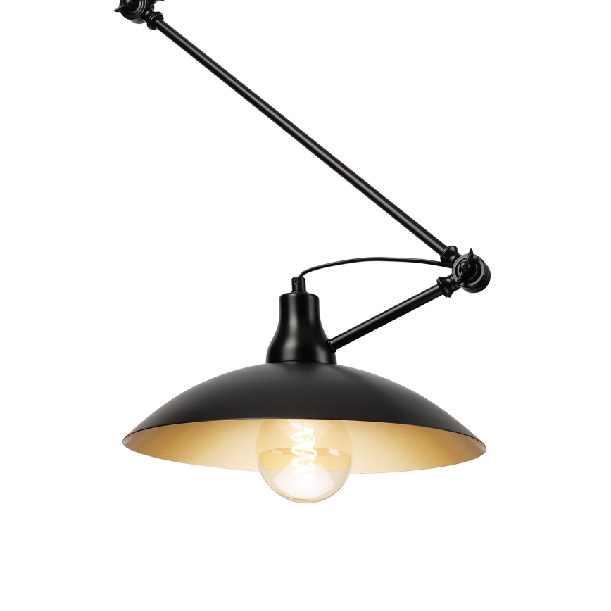 BRILAGI - LED-säädettävä varrellinen kattovalaisin IRONBEAM 1xE27/60W/230V musta