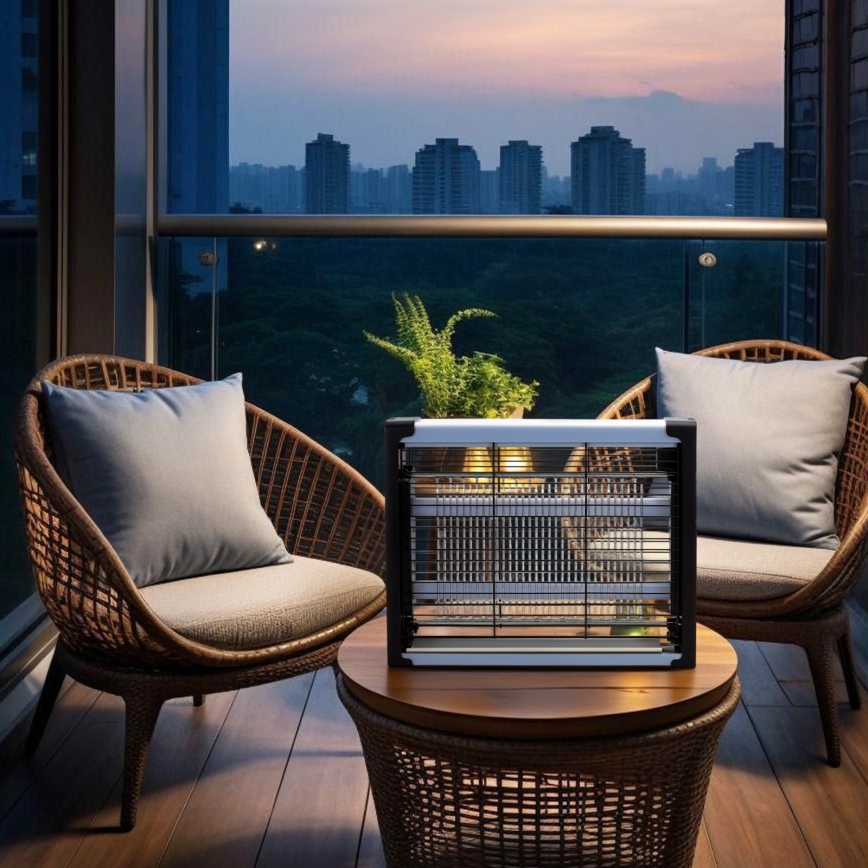 Brilagi - LED-sähköinen UV-hyönteisansa 2xLED/7,5W/230V 90 m2