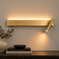 BRILAGI - LED-seinäkohdevalaisin ARLIX LED/3W/230V + LED/7W kullanvärinen CRI 90