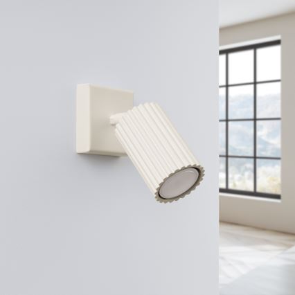 Brilagi - LED-seinäkohdevalaisin CRESTO 1xGU10/10W/230V kermanvärinen