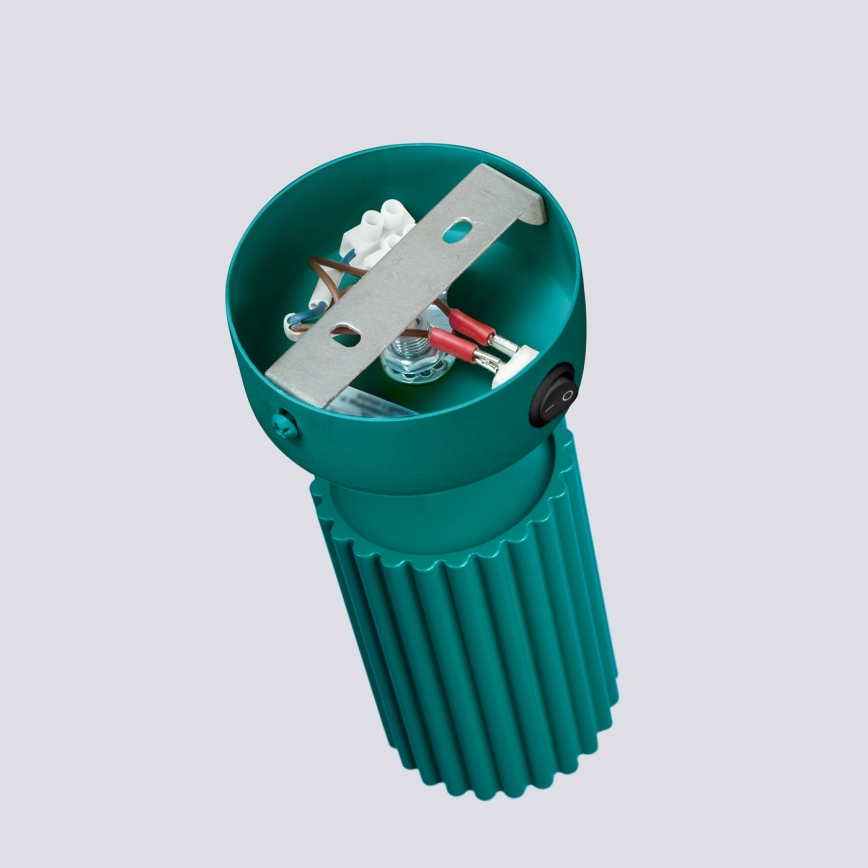 Brilagi - LED-seinäkohdevalaisin CRESTO 1xGU10/10W/230V turkoosi
