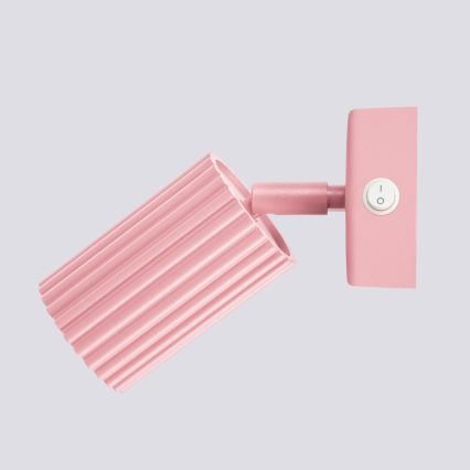 Brilagi - LED-seinäkohdevalaisin CRESTO 1xGU10/10W/230V vaaleanpunainen