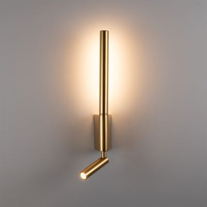 BRILAGI - LED seinäkohdevalaisin VIXON LED/3W/230V + LED/5W kultainen CRI 90