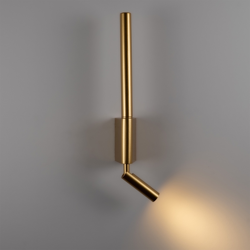 BRILAGI - LED seinäkohdevalaisin VIXON LED/3W/230V + LED/5W kultainen CRI 90