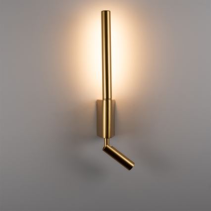 BRILAGI - LED seinäkohdevalaisin VIXON LED/3W/230V + LED/5W kultainen CRI 90