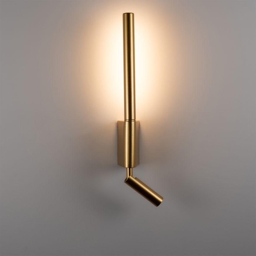 BRILAGI - LED seinäkohdevalaisin VIXON LED/3W/230V + LED/5W kultainen CRI 90