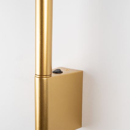BRILAGI - LED seinäkohdevalaisin VIXON LED/3W/230V + LED/5W kultainen CRI 90