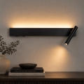 BRILAGI - LED-seinäspotti ARLIX LED/3W/230V + LED/7W musta CRI 90