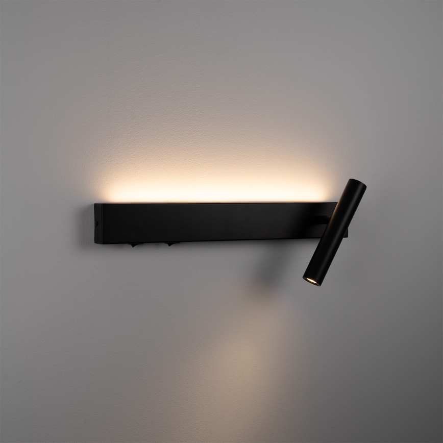 BRILAGI - LED-seinäspotti ARLIX LED/3W/230V + LED/7W musta CRI 90
