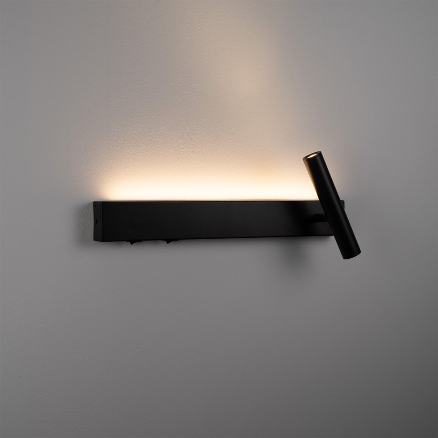 BRILAGI - LED-seinäspotti ARLIX LED/3W/230V + LED/7W musta CRI 90