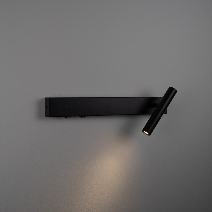 BRILAGI - LED-seinäspotti ARLIX LED/3W/230V + LED/7W musta CRI 90