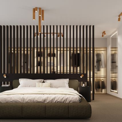 Brilagi - LED-seinäspotti CRESTO 1xGU10/10W/230V kultainen