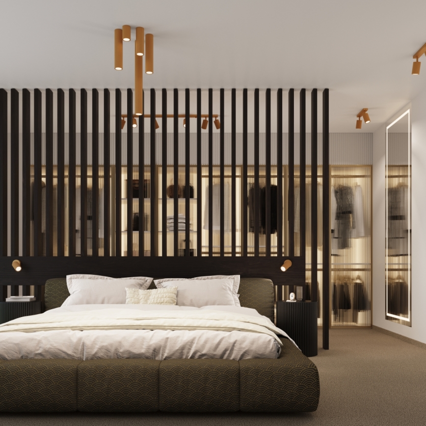 Brilagi - LED-seinäspotti CRESTO 1xGU10/10W/230V kultainen