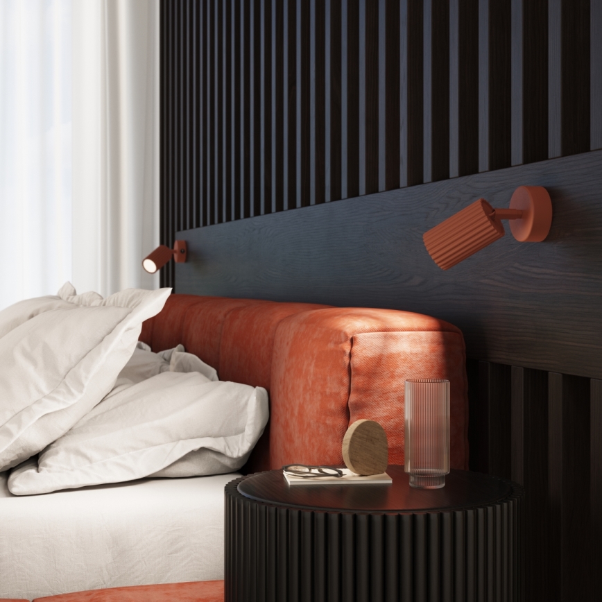 Brilagi - LED-seinäspotti CRESTO 1xGU10/10W/230V punainen