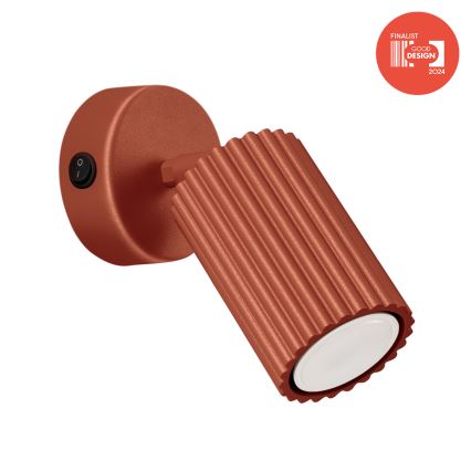 Brilagi - LED-seinäspotti CRESTO 1xGU10/10W/230V punainen