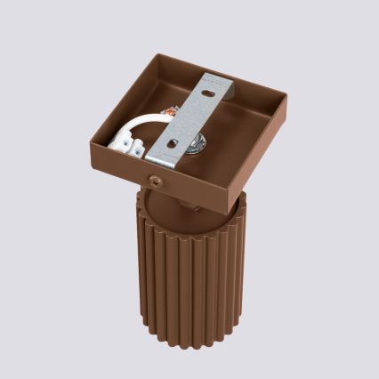 Brilagi - LED-seinäspotti CRESTO 1xGU10/10W/230V ruskea