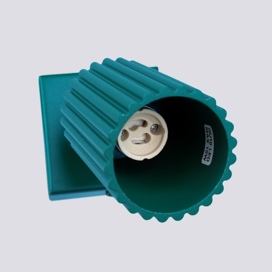 Brilagi - LED-seinäspotti CRESTO 1xGU10/10W/230V turkoosi