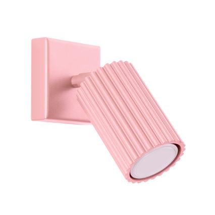 Brilagi - LED-seinäspotti CRESTO 1xGU10/10W/230V vaaleanpunainen