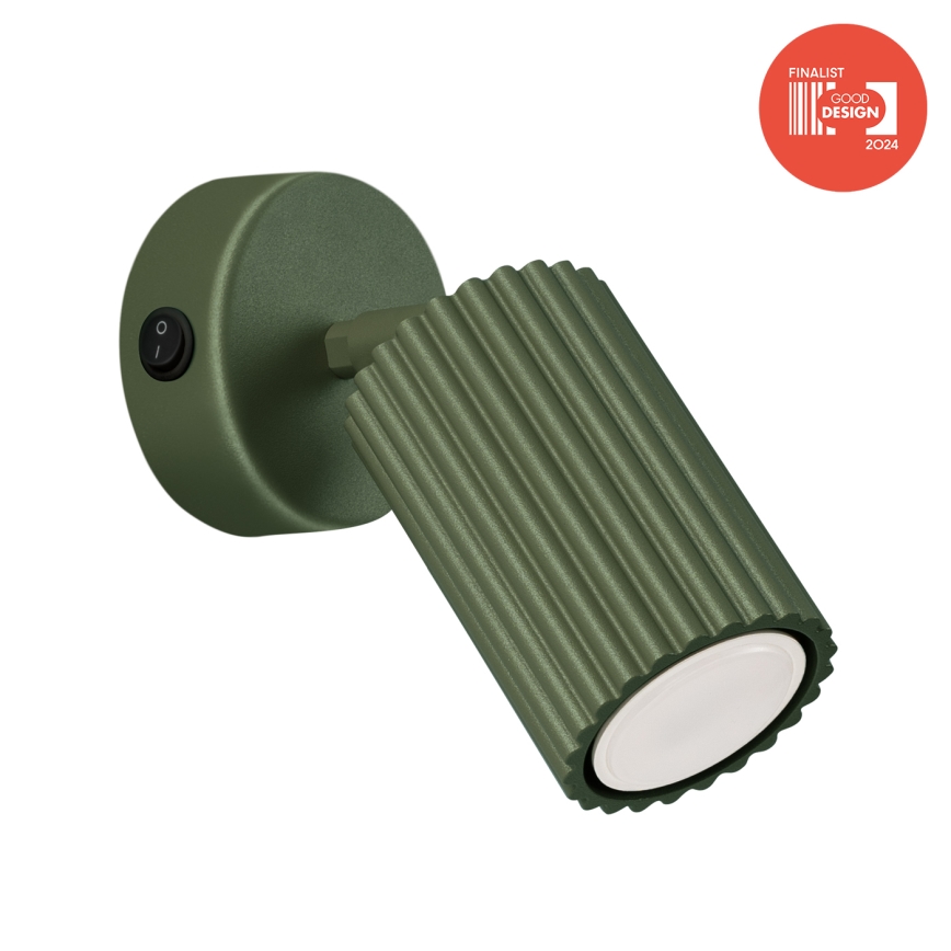 Brilagi - LED-seinäspotti CRESTO 1xGU10/10W/230V vihreä