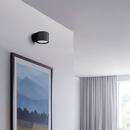 Brilagi - LED Seinäspotti STRIPY 1xGX53/15W/230V musta