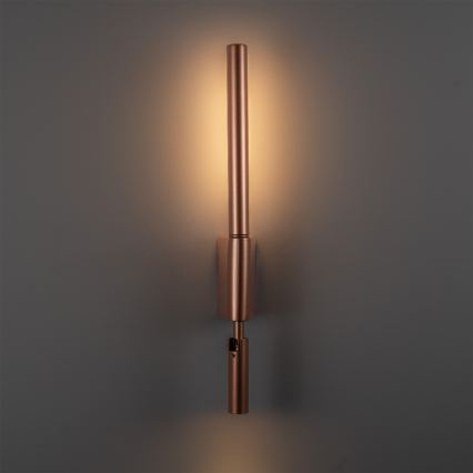 BRILAGI - VIXON LED-seinäspotti LED/3W/230V + LED/5W pronssi CRI 90
