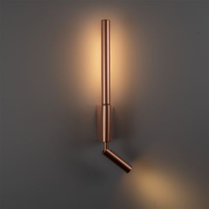 BRILAGI - VIXON LED-seinäspotti LED/3W/230V + LED/5W pronssi CRI 90