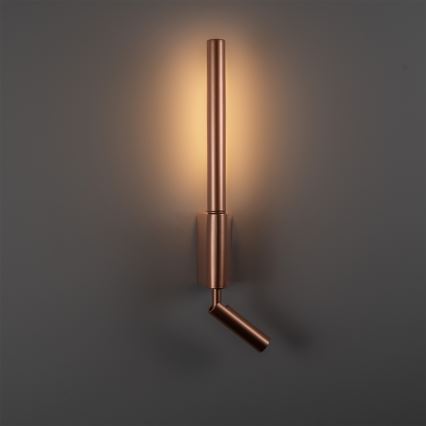 BRILAGI - VIXON LED-seinäspotti LED/3W/230V + LED/5W pronssi CRI 90